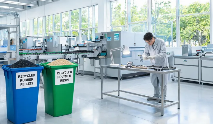 Sustainable rubber and polymer manufacturing